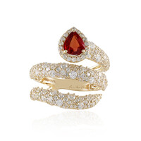 Anello in oro con Rubino Tanzania (de Melo)