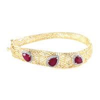 Bracciale in oro con Rubino del Madagascar (Ornaments by de Melo)