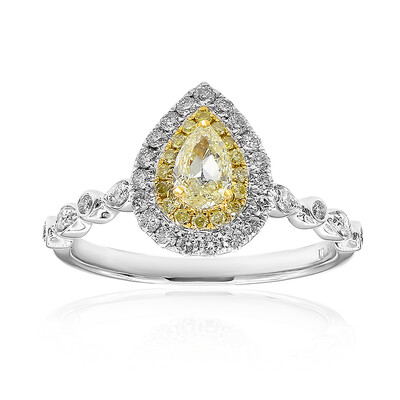 Anello in oro con Diamante Giallo SI2 (CIRARI)