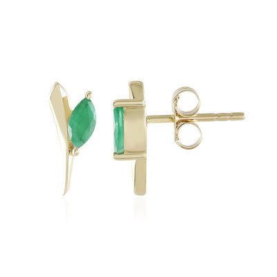 Orecchini in oro con Smeraldo Brasiliano (de Melo)