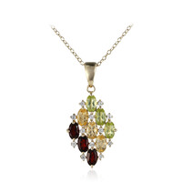 Collana in argento con Granato