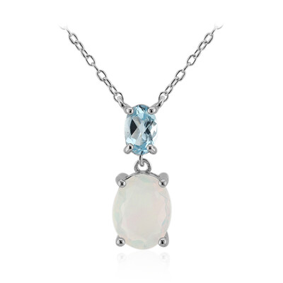 Collana in argento con Opale di Welo