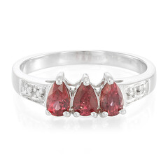 Anello in argento con Rubino Malawi