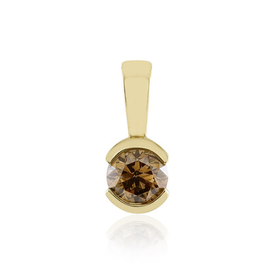 Ciondolo in oro con Diamante Champagne I3