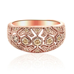 Anello in oro con Diamante Rose de France SI1 di Argyle