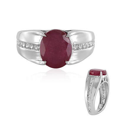 Anello in argento con Rubino del Madagascar (de Melo)