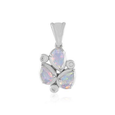 Ciondolo in argento con Opale di Welo