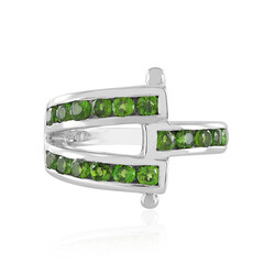 Anello in argento con Diopside Russo