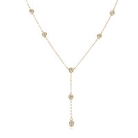 Collana in oro con Diamante Flawless (G) (de Melo)
