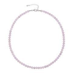Collana in argento con Kunzite