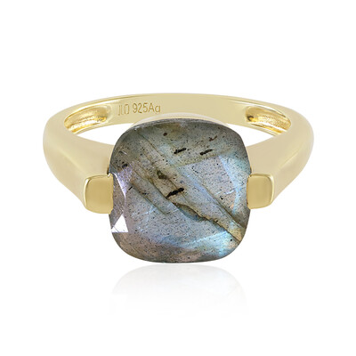 Anello in argento con Labradorite