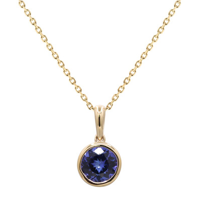 Collana in oro con Tanzanite AAA (CIRARI)