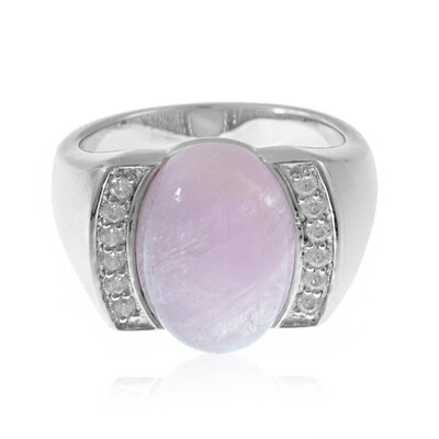 Anello in argento con Kunzite