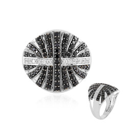 Anello in argento con Spinello Nero