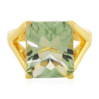 Anello in argento con Ametista Verde