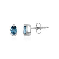 Orecchini in argento con Topazio Blu Londra