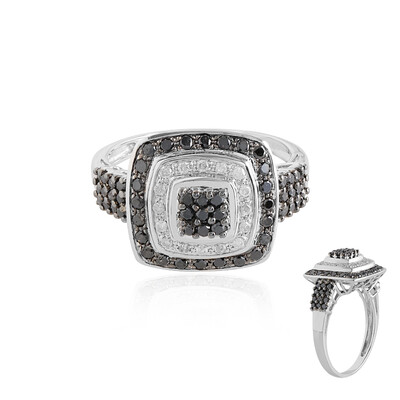 Anello in oro con Diamante Nero