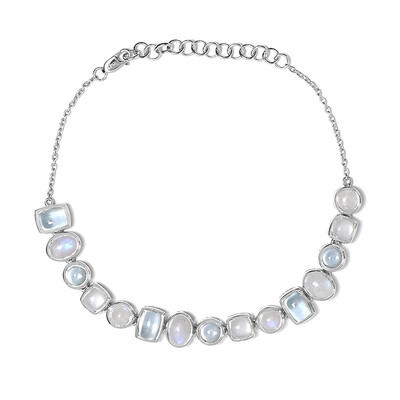 Bracciale in argento con Pietra di Luna Blu (KM by Juwelo)