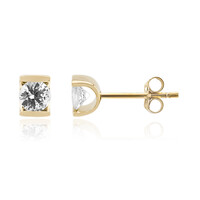 Orecchini in oro con Zaffiro Bianco