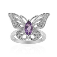 Anello in argento con Ametista