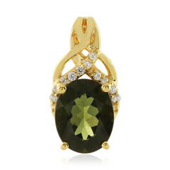 Ciondolo in argento con Moldavite