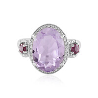 Anello in argento con Ametista Rose de France