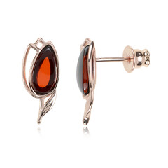 Orecchini in argento con Ambra Baltica