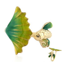 Anello in argento con Peridoto (TPC)
