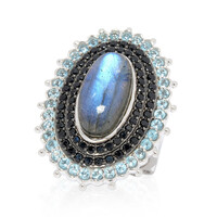 Anello in argento con Labradorite (Dallas Prince Designs)