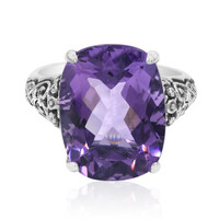 Anello in argento con Ametista