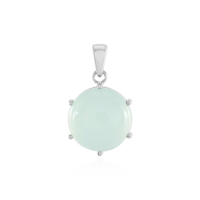 Ciondolo in argento con Calcedonio Acqua