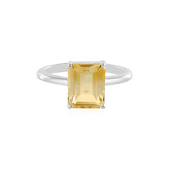 Anello in argento con Citrino Bicolore
