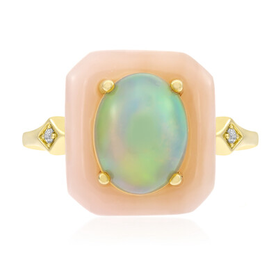 Anello in oro con Opale Rosa (CIRARI)