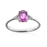 Anello in oro con Zaffiro Rosa (CIRARI)