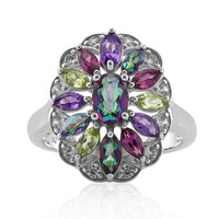 Anello in argento con Quarzo Mistico