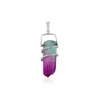 Ciondolo in argento con Quarzo Bicolore