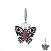 Ciondolo in argento con Rodonite (Desert Chic)
