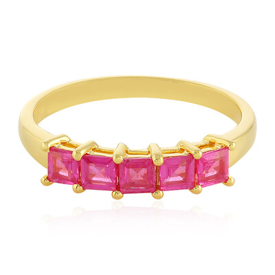 Anello in argento con Zaffiro Rosa del Madagascar