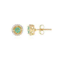 Orecchini in argento con Smeraldo Russo