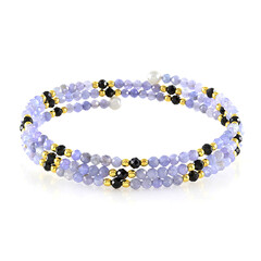 Bracciale in acciaio con Spinello Nero (Riya)
