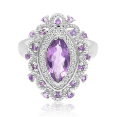 Anello in argento con Ametista