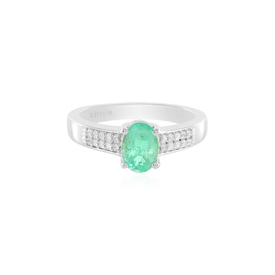 Anello in argento con Smeraldo Russo