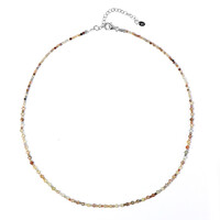 Collana in argento con Zircone Canarino