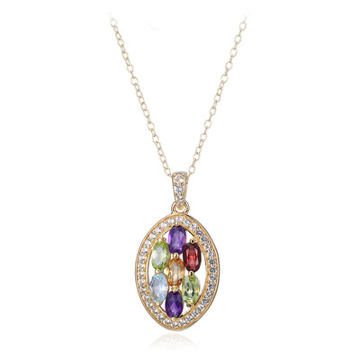 Collana in argento con Peridoto