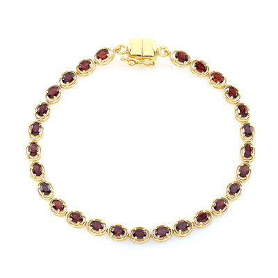 Bracciale in argento con Granato Mozambico