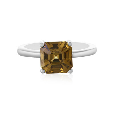 Anello in argento con Zircone Giallo