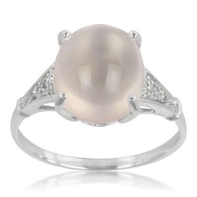 Anello in argento con Quarzo Rosa Angelandia