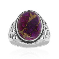 Anello in argento con Turchese Ramato Porpora Mohave (Art of Nature)