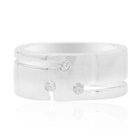 Anello in argento con Diamante I1 (G)