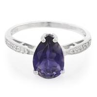 Anello in argento con Iolite Orissa